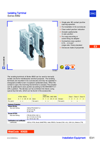 Thumbnail of document Data Sheet Contact element Series 8082 EN 20266